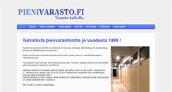 Desktop Screenshot of pienivarasto.fi