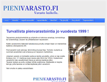 Tablet Screenshot of pienivarasto.fi